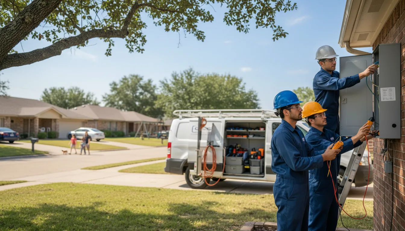 Certified electrician providing emergency electrical services in Plaza, ND